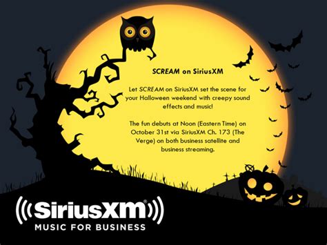 sirius radio halloween chanel|sirius xm halloween music radio.